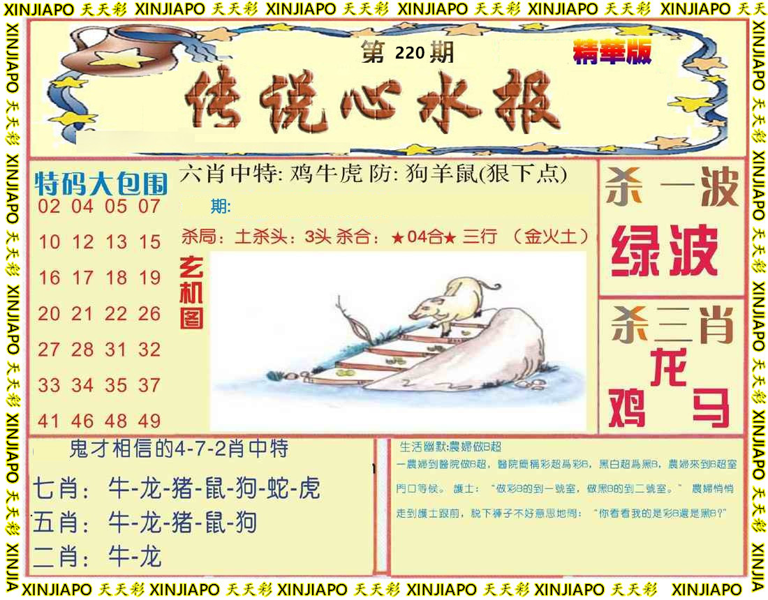 传说心水报-A